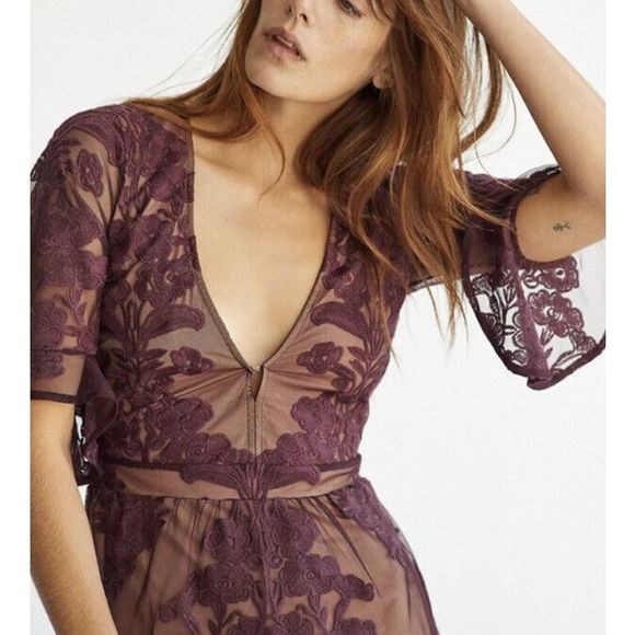 Free People For Love & Lemons Temecula Mini Dress - Picture 4 of 7